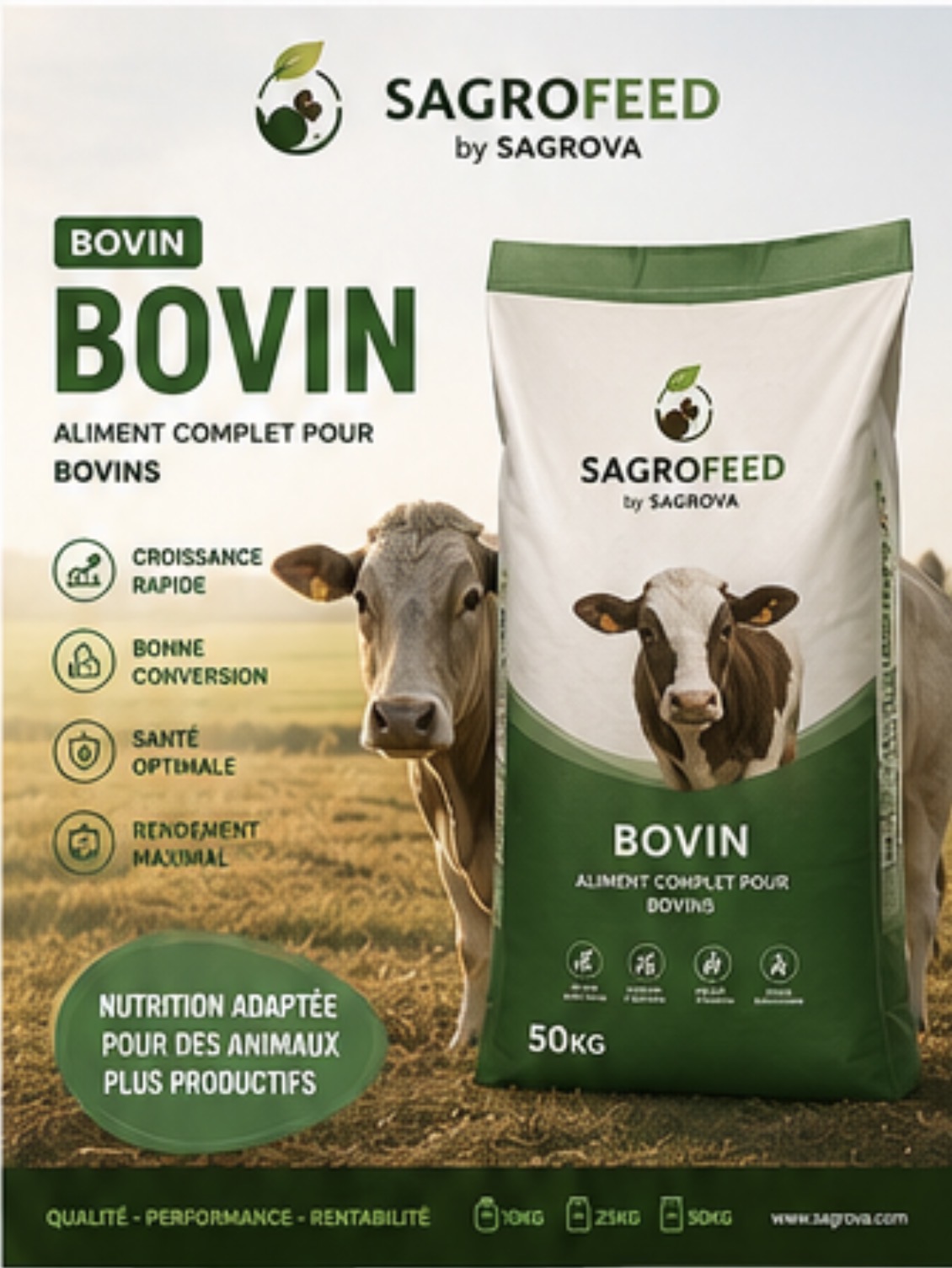 SAGROFEED — Aliments Bovins