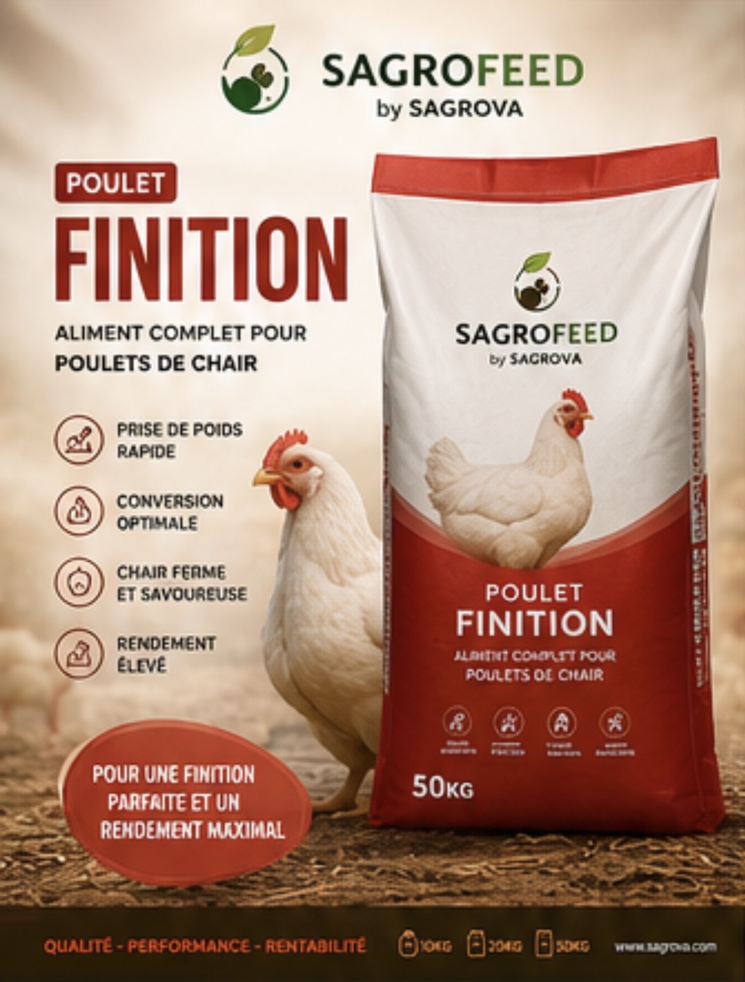 SAGROFEED — Aliments Poulets de Chair