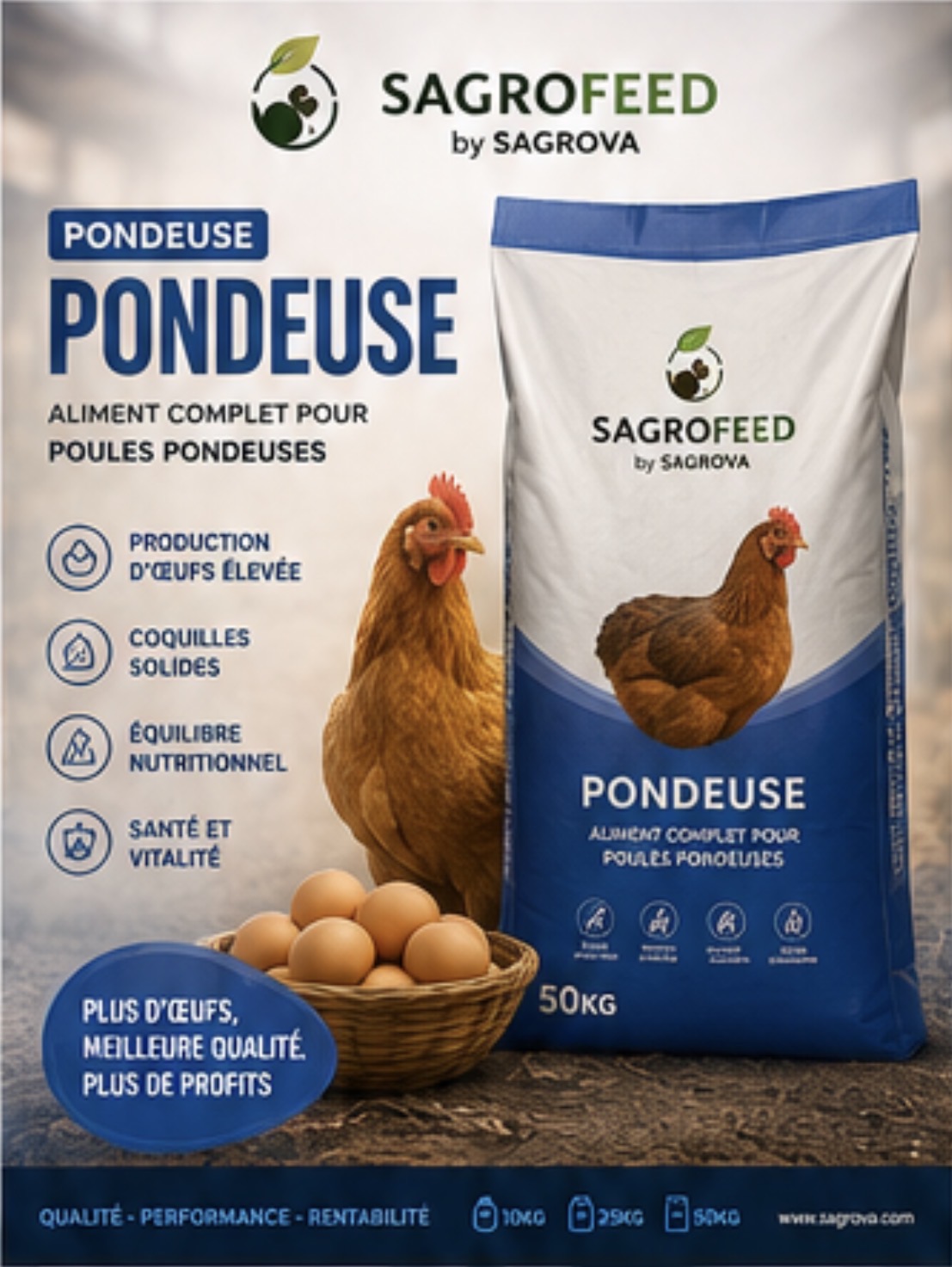 SAGROFEED — Aliments Poules Pondeuses